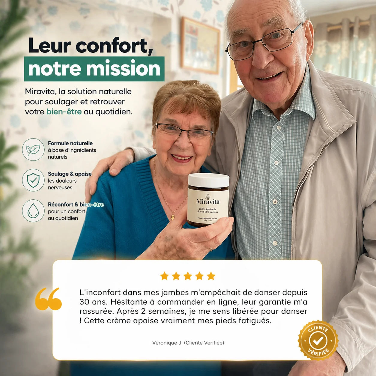Miravita - Éliminez Les Douleurs Nerveuses de l'Intérieur