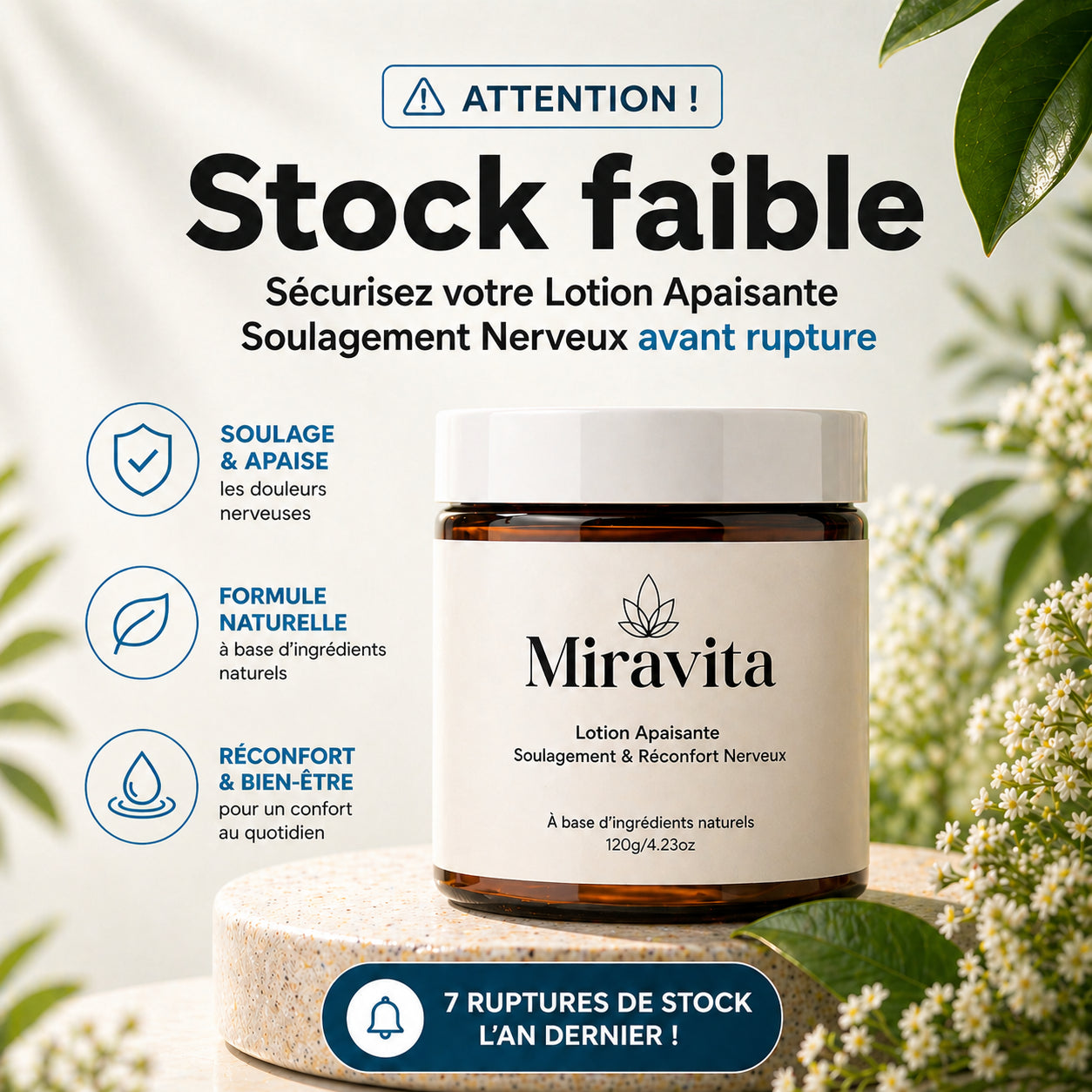 Miravita - Éliminez Les Douleurs Nerveuses de l'Intérieur